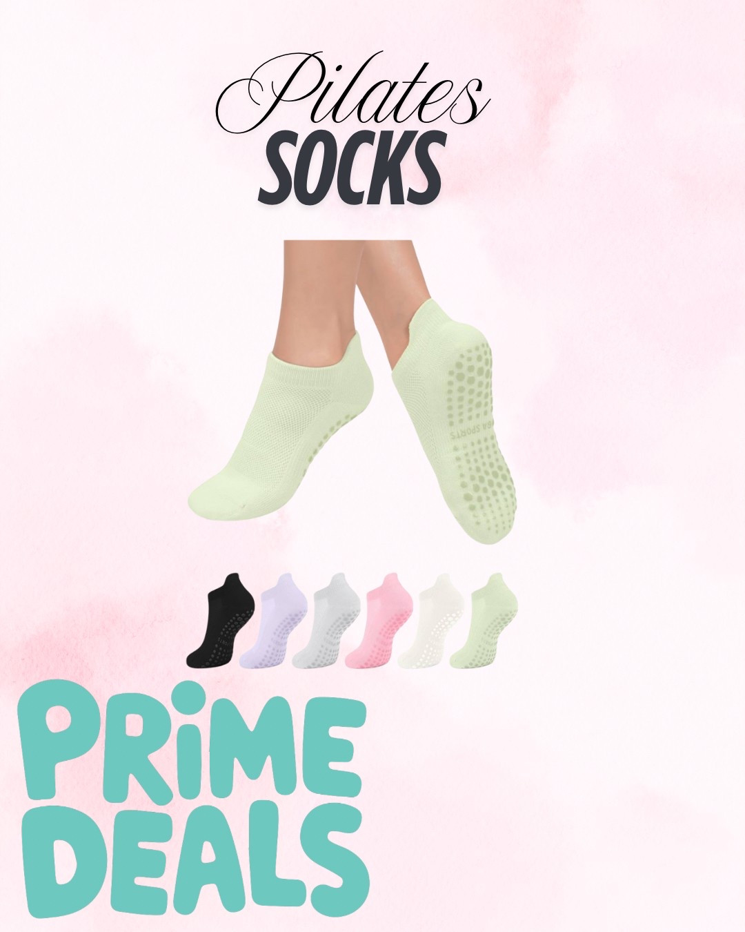 Amazon Prime Day deals! 

6 Pairs Grip Pilates Socks for Women, Non-slip Yoga Athletic Socks for Barre Ballet Barefoot Workout Hospital

#LTKActive #LTKU #LTKSaleAlert