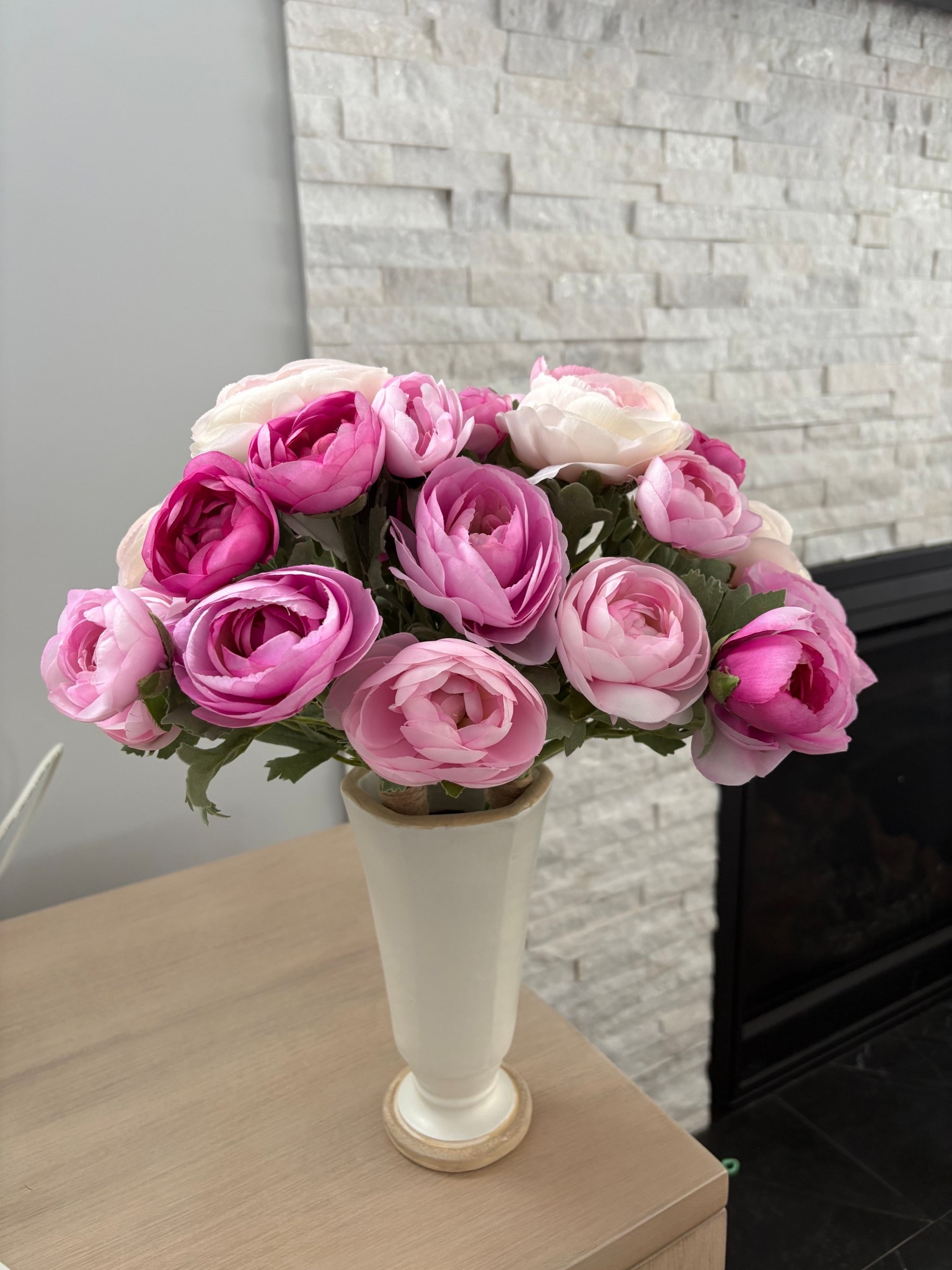 Faux rose floral arrangement 

#LTKSeasonal #LTKHome