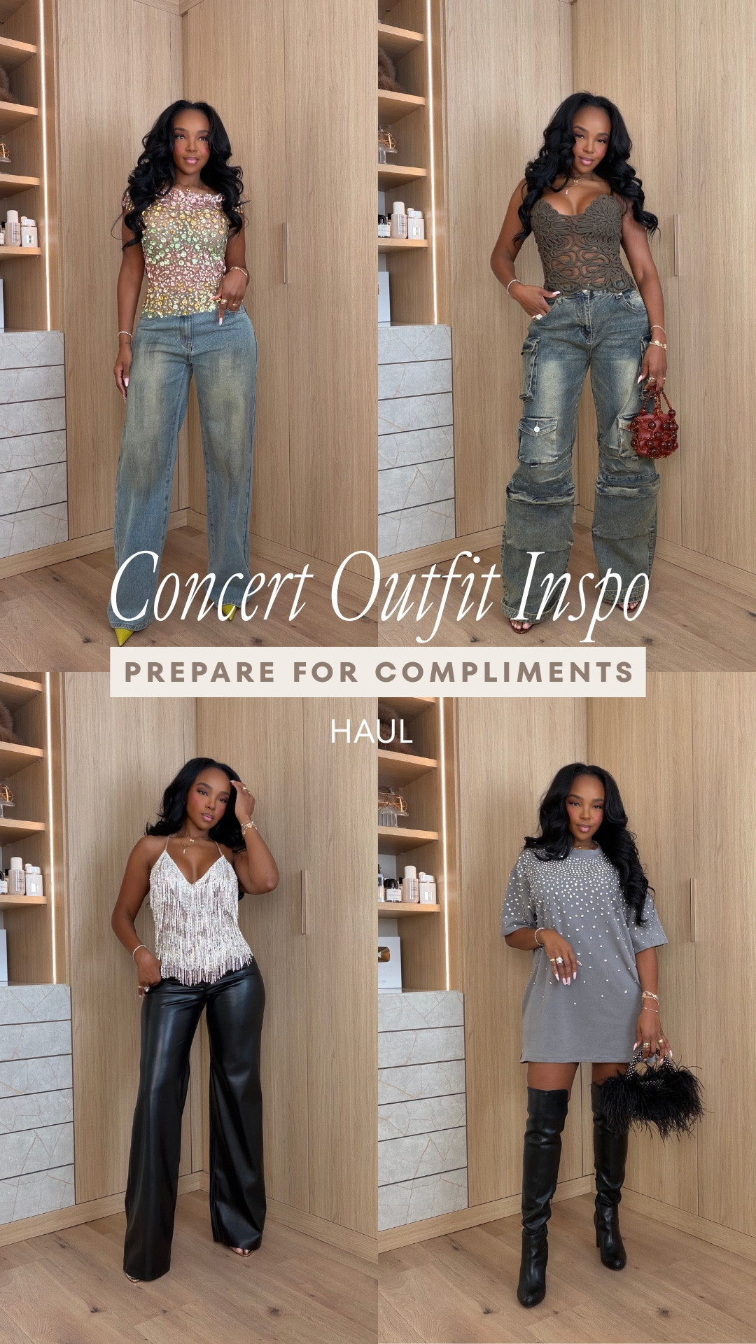 These are not just concert outfits. ✨

Think date night, girls’ night, birthday dinner, cocktails, concerts, and any excuse to put on something that actually makes a statement. I love pieces with sparkle, texture, fringe, dramatic denim, or a little extra detail because they do the work for you and make the whole outfit feel special.

concert outfit ideas, date night outfits, going out outfits women, country concert outfits, autumn outfits, fall outfits women, statement tops, fall going out outfits, girls night outfits, birthday dinner outfit, fall date night outfits, elevated night out style

Wearing: Size Small/4 | 5’4” | 140 lbs | 34D-27-40

📲 Download the free LTK app & follow @kirasfashionfinds to shop all my daily finds.#LTKStyleTip

#LTKPetite #LTKSeasonal #LTKPetite