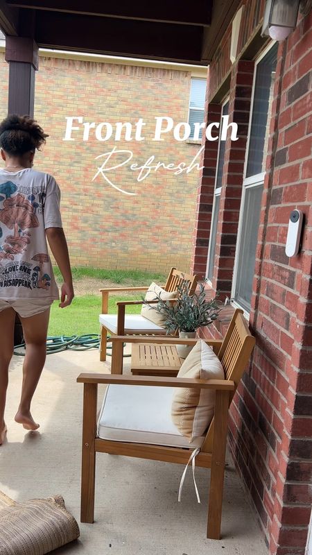 Did a little summer front porch refresh. Got a new rug and plant from Target to add to my Amazon Patio Set. Now on the hunt for some new pillows.

Target home, Patio furniture, Patio Refresh, Summer, Home Decor, Amazon Home, Amazon style, Target Style 

#LTKhome #LTKstyletip #LTKSeasonal