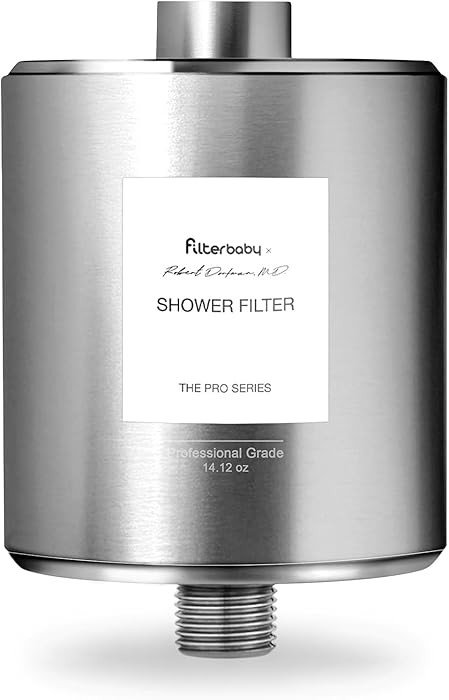 Filterbaby Titanium Shower Filter Pro - IAPMO Certified to NSF 177 Standard,Doctor Developed,Redu... | Amazon (US)