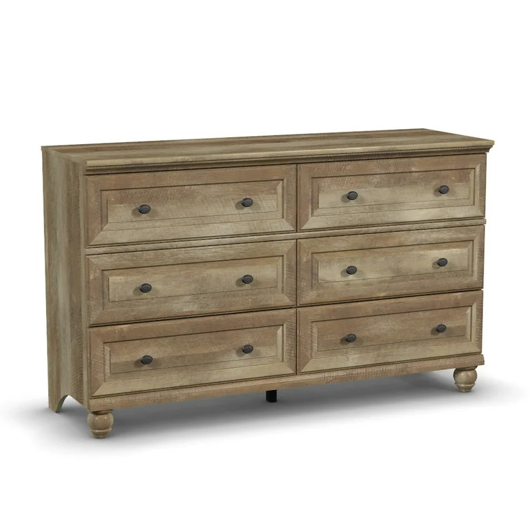 Better Homes and Gardens Crossmill 6-Drawer Dresser, Lintel Oak Finish | Walmart (US)