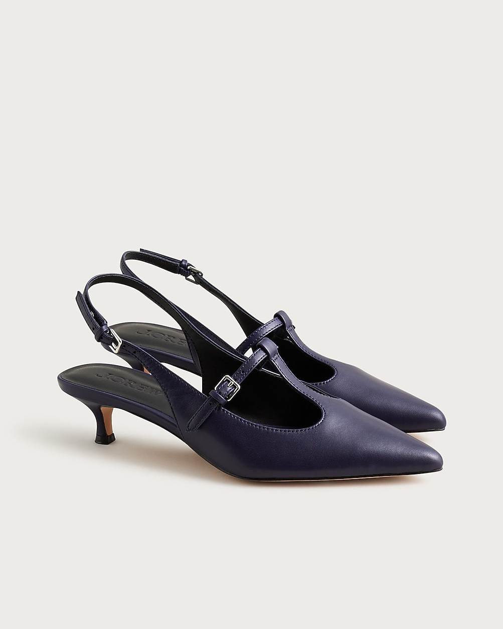 Robin Mary Jane slingback heels in leather | J. Crew US