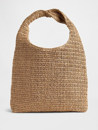 Slouchy Straw Tote Bag | Gap (US)