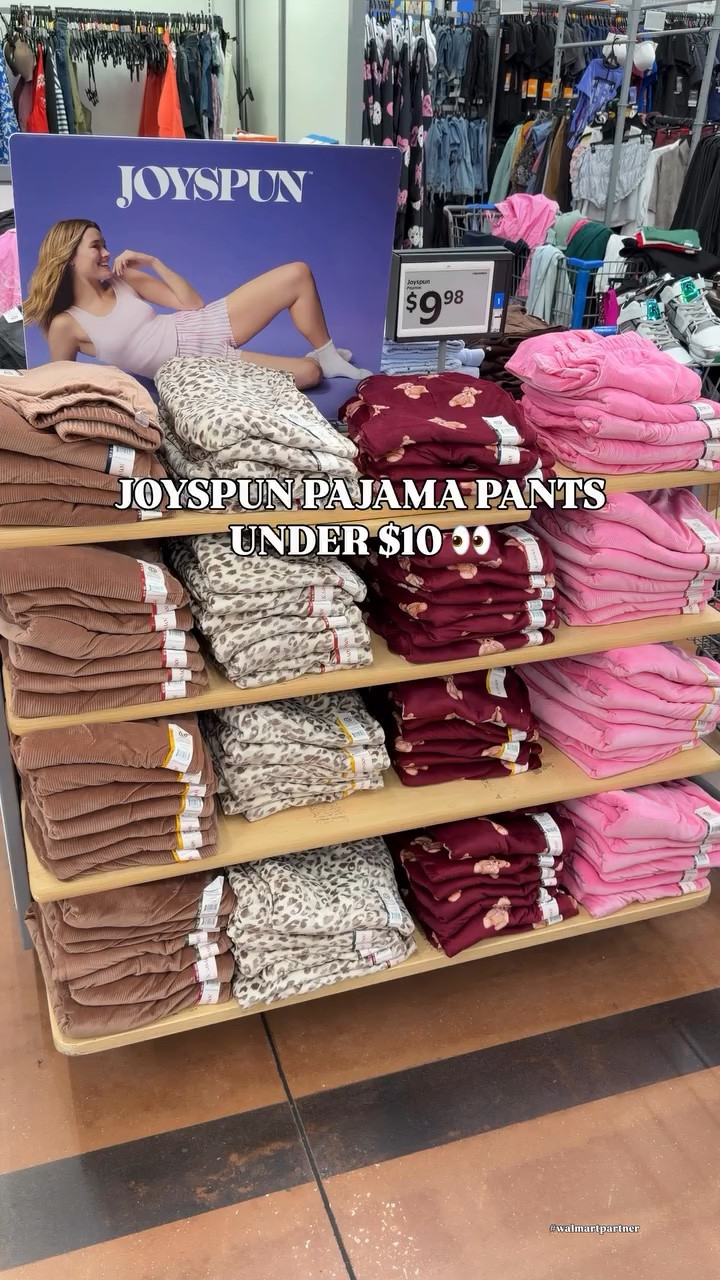 Ahh walmart just brought back the cutest $9.98 pajama pants 😍👏🏼 And the NEW prints?! 🐆🧸💗 Comment PJS for a link 🔗   #walmartpartner #walmartstyle @Walmart 


Walmart pajamas, Joyspun pajama pants, women’s pajama pants, cozy loungewear, Walmart finds, affordable pajamas.

#LTKgrwm #LTKSeasonal #LTKPetite