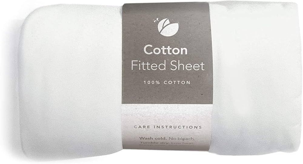 GUAVA FAMILY - Lotus Crib 100% Cotton Fitted Sheet | Perfect, Manufacturer-Approved Fit, Soft & S... | Amazon (US)
