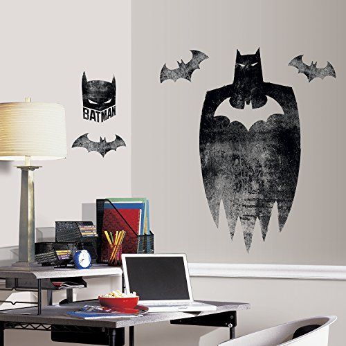 RoomMates RMK3114TB Batman Silhouette Peel and Stick Giant Wall Graphic | Amazon (US)