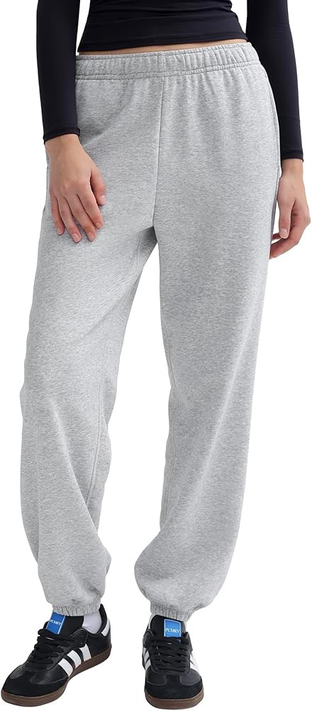 PUMIEY Women's Sweatpants High Waisted Baggy Sweat Pants Workout Casual Joggers Pants Airy Collec... | Amazon (US)