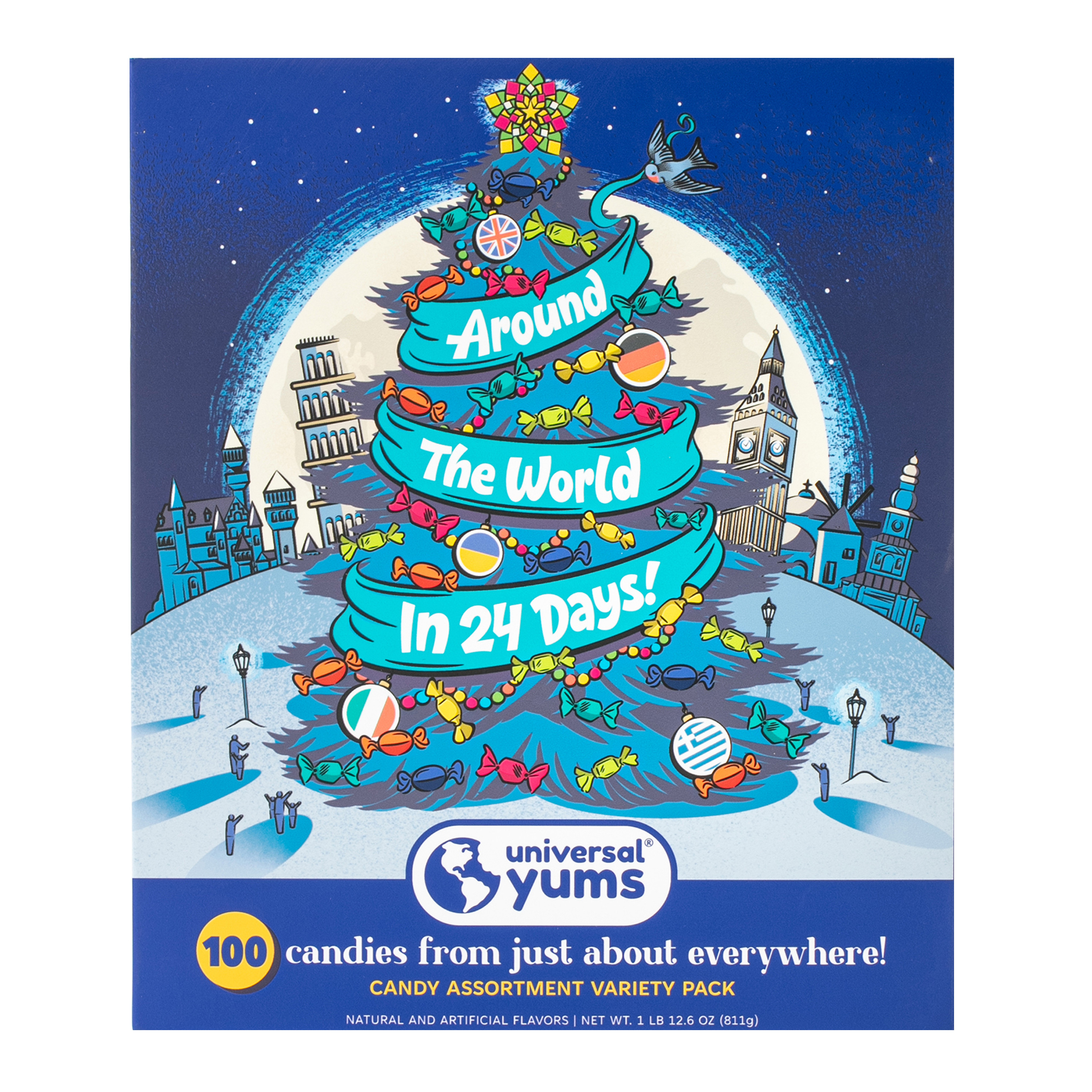 Universal Yums Around the World Assorted Candy Advent Calendar | World Market