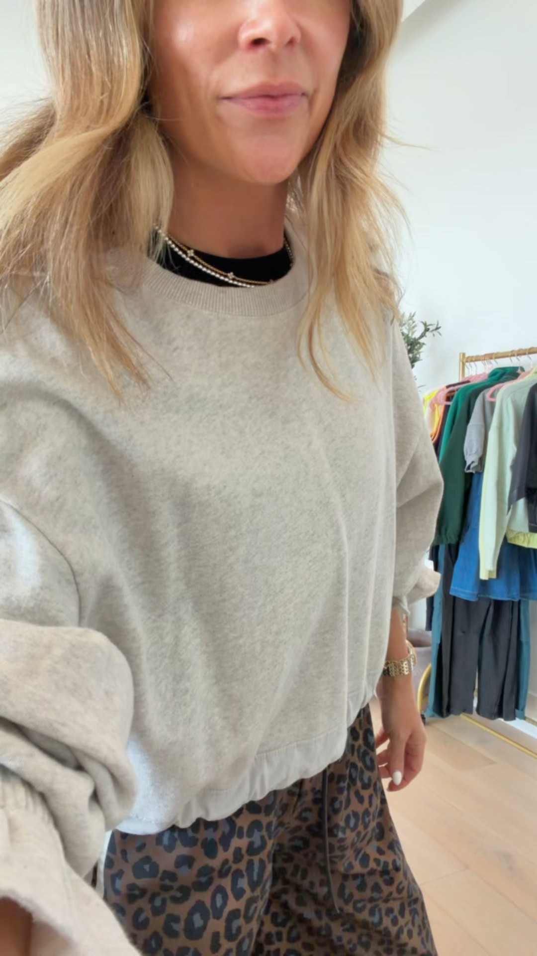Anthropologie vs Amazon sweatshirt! I already had this Anthropologie sweatshirt in my closet and found a look for less on Amazon that I had to try! The Anthropologie one is actually on sale for under $60 and the Amazon version is under $30! Which would you get?! I’m wearing size small in both! 

#LTKPetite #LTKOver40 #LTKootd