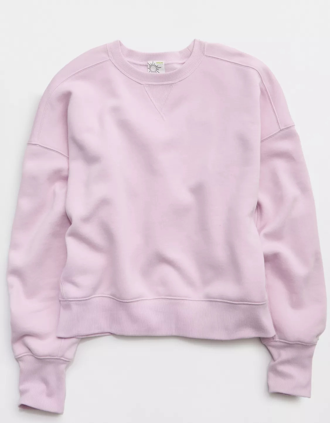 OFFLINE By Aerie Cloud Fleece Classic Crewneck | Aerie