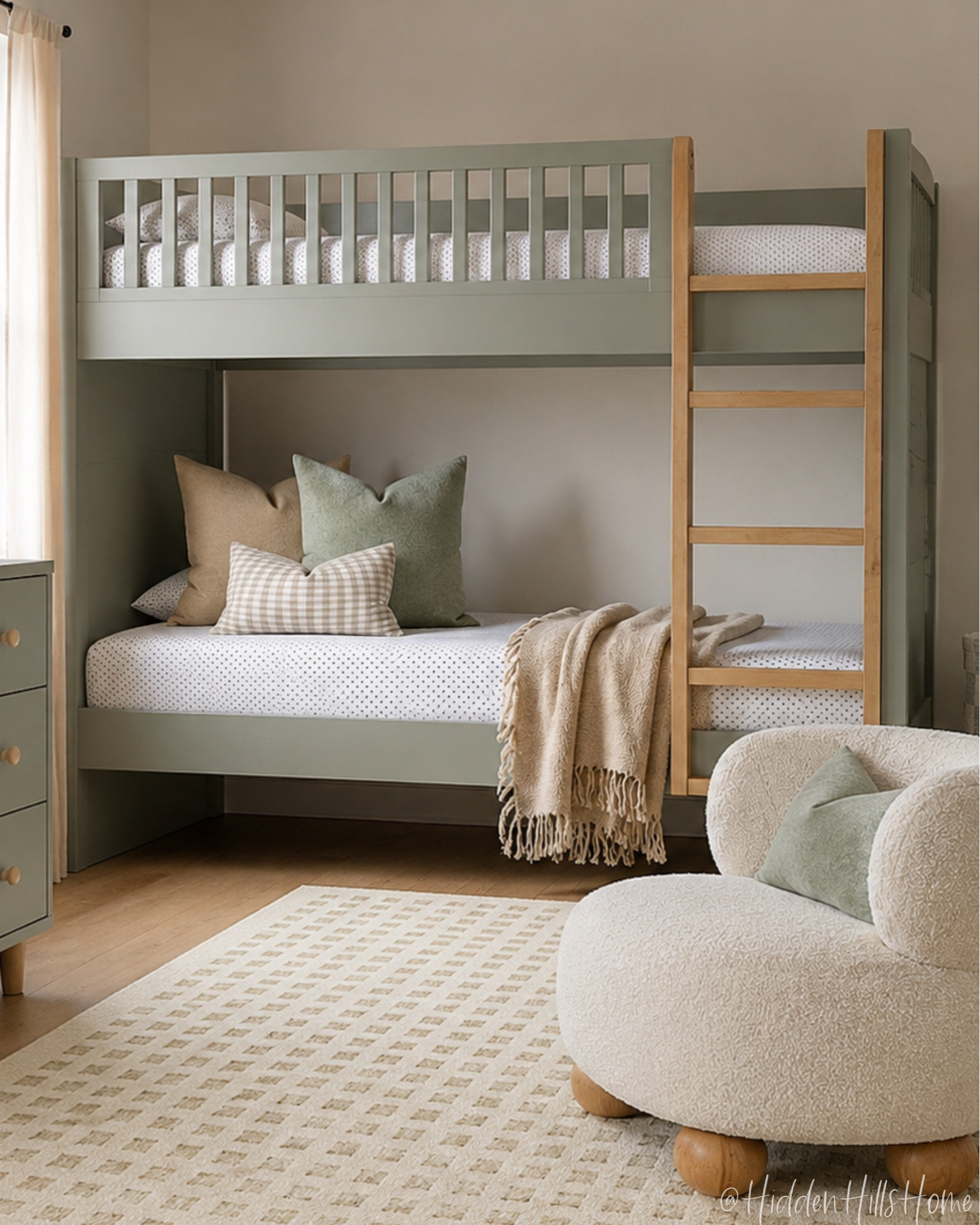 Toddler boys room, toddler shared bedroom, kids room decor ideas, kids bedroom mood board, home decor, home design, kids room inspiration, Sage green boys bedroom #bed #bunks

#LTKHome #LTKSaleAlert #LTKKids