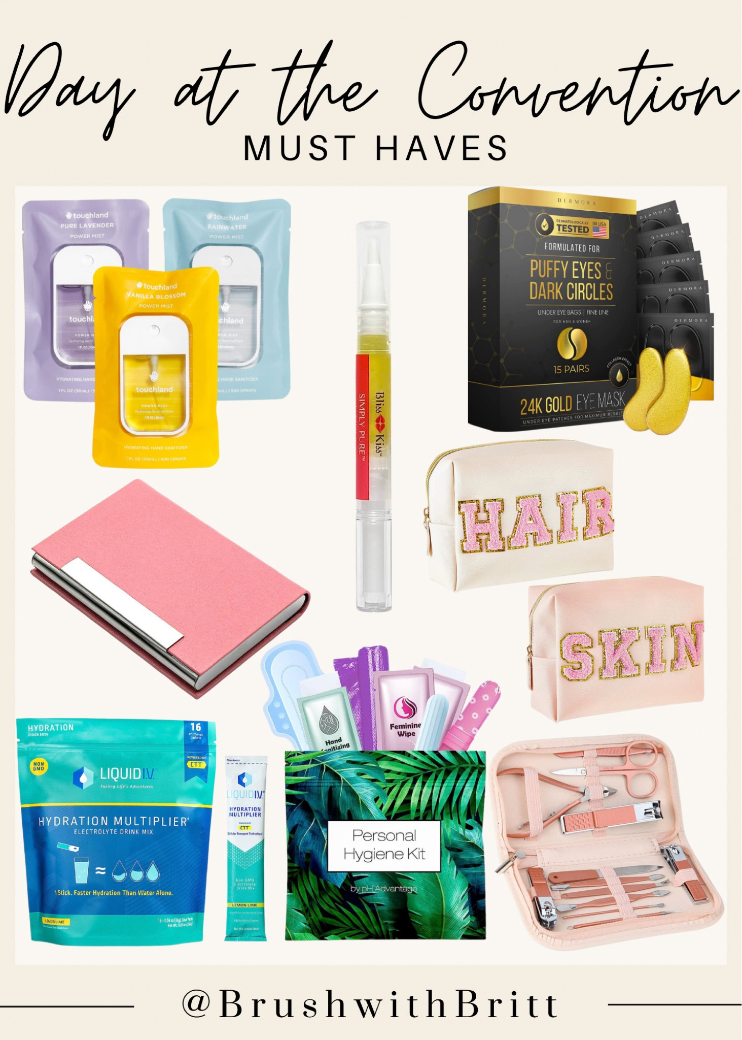 Convention must haves! | essentials, travel essentials, beauty, must haves, Amazon finds. 

#LTKunder100 #LTKtravel #LTKbeauty