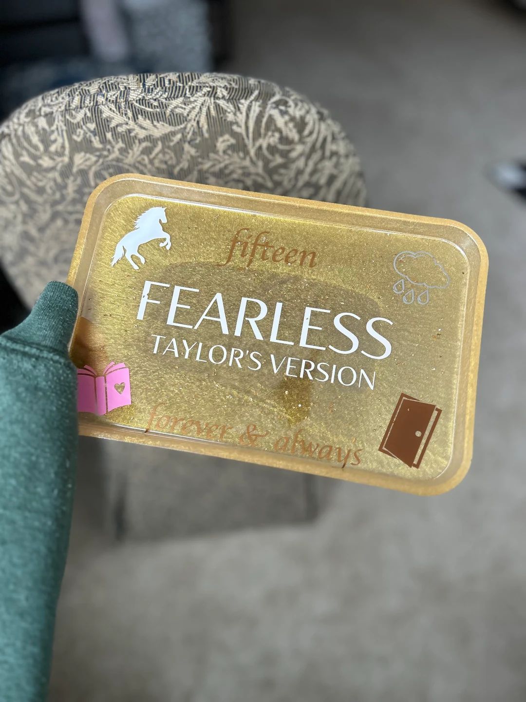Fearless Taylors Version Inspired Resin Tray - Etsy | Etsy (US)