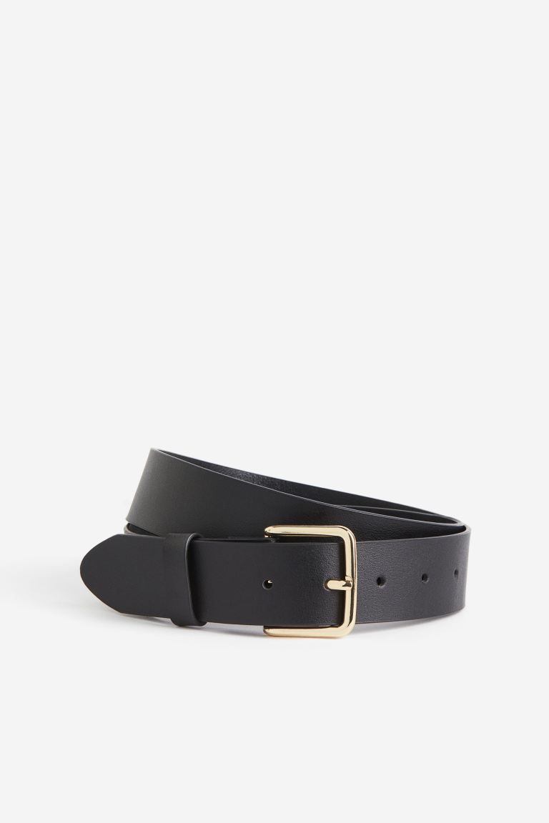 Leather belt - Black - Ladies | H&M US | H&M (US + CA)