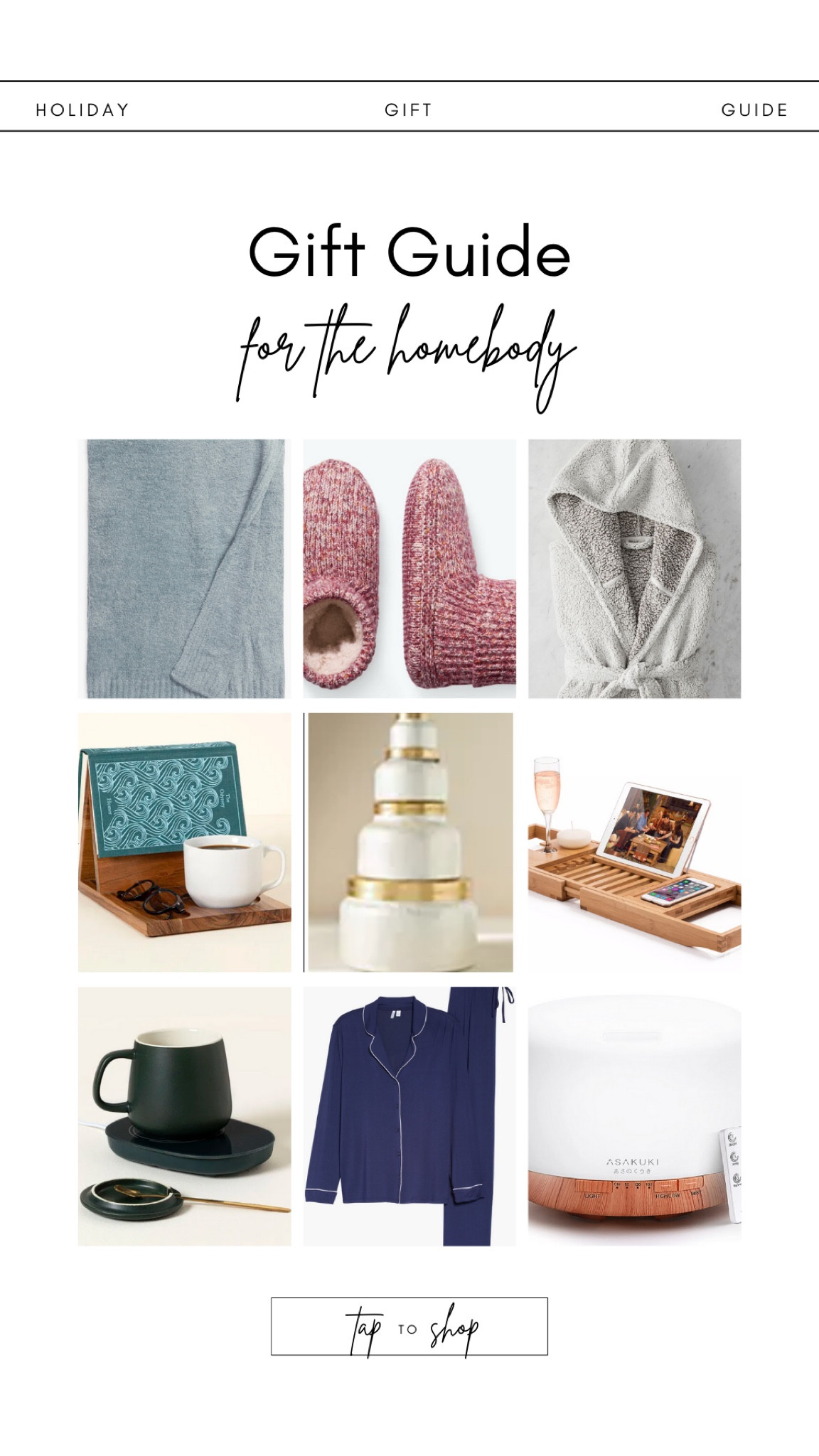 The perfect gifts under $100 for the homebody in your life! 

Cozy gifts, homebody gifts, gift guide, gift ideas 

#LTKfindsunder100 #LTKHoliday #LTKGiftGuide