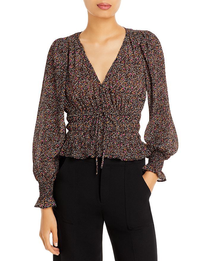 Printed Blouson Sleeve Top | Bloomingdale's (US)