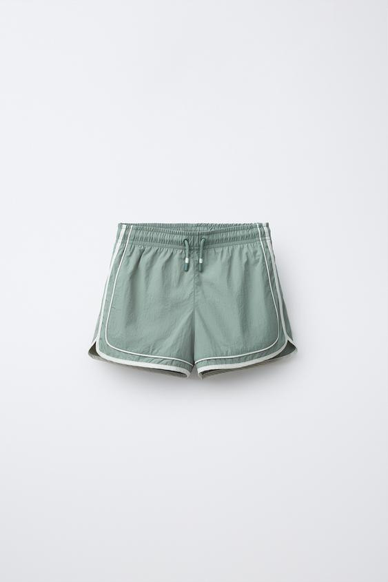 6-14 YEARS/ SWIM SHORTS WITH CONTRAST BANDS | Zara US