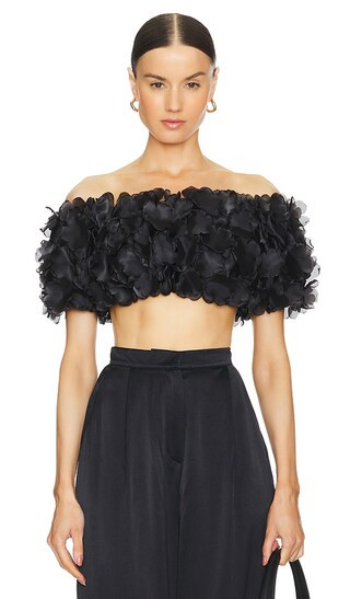 Mabel Top in Midnight Black | Revolve Clothing (Global)