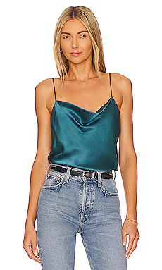Vince Draped Cami in Blue Waltz from Revolve.com | Revolve Clothing (Global)