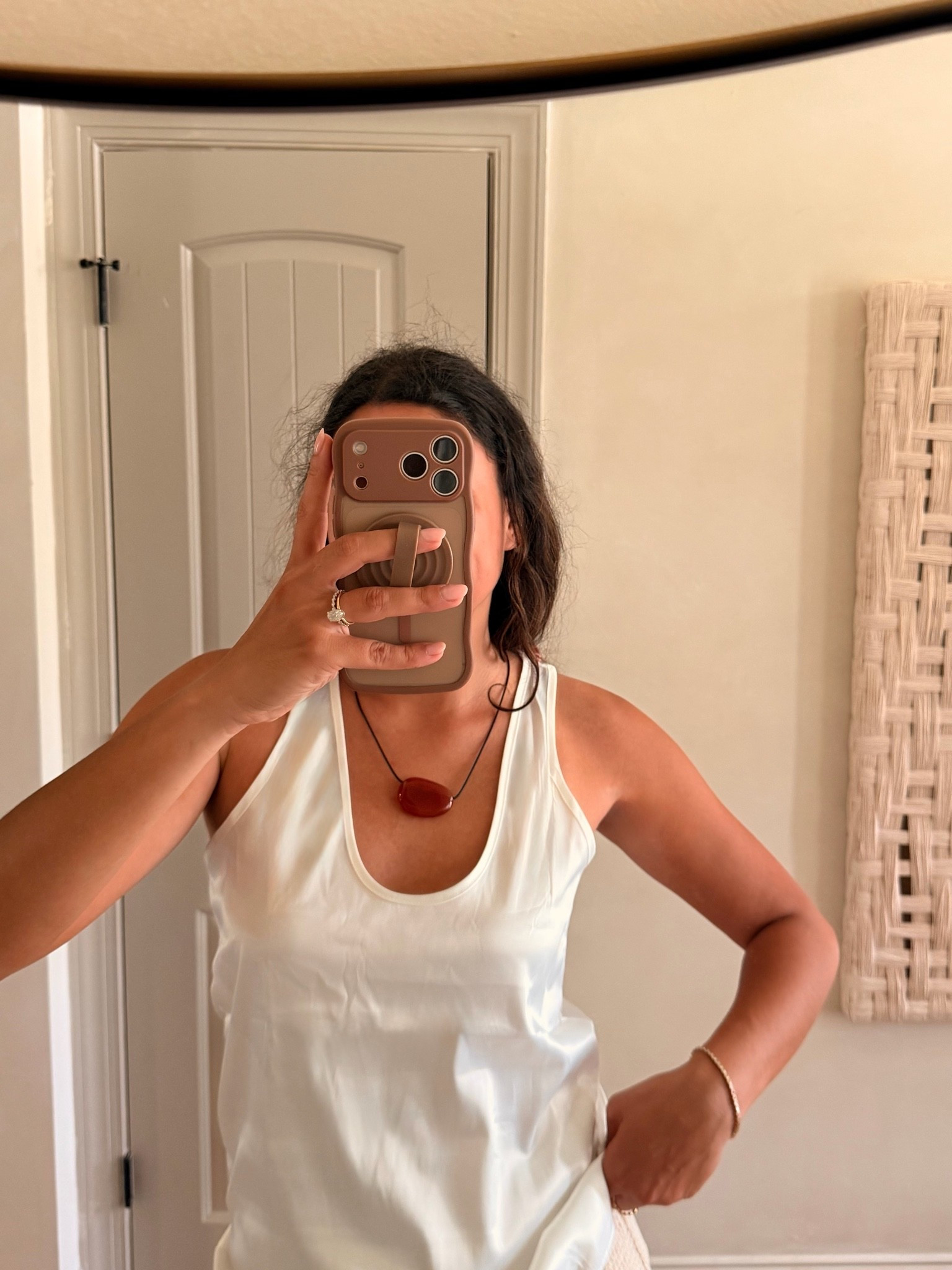 Size medium top with the CUTEST pebble necklace!! 

Summer outfits 
Summer tops necklaces style mom life

#LTKmomlife #LTKgrwm #LTKootd