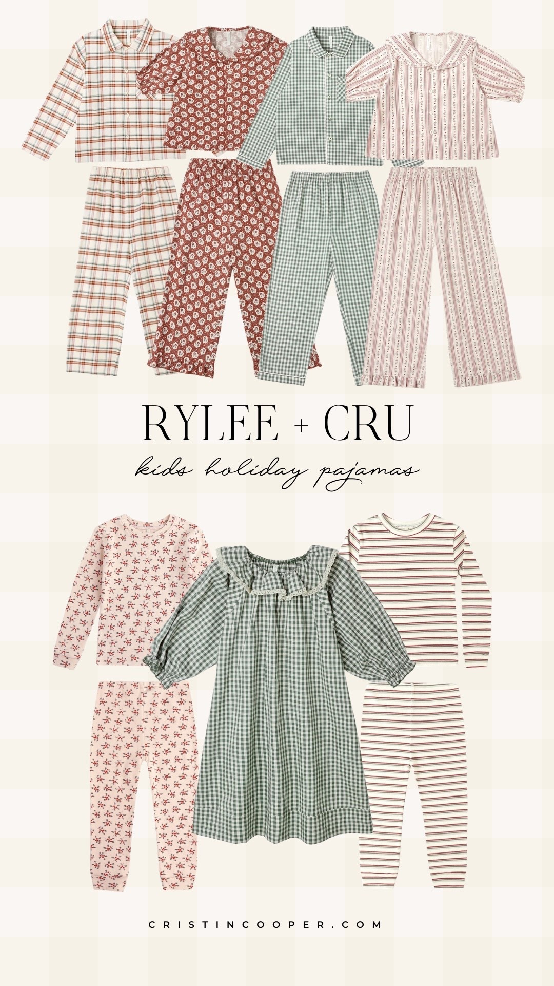 Rylee + Cru Kids Holiday Pajamas 

#LTKKids #LTKSeasonal