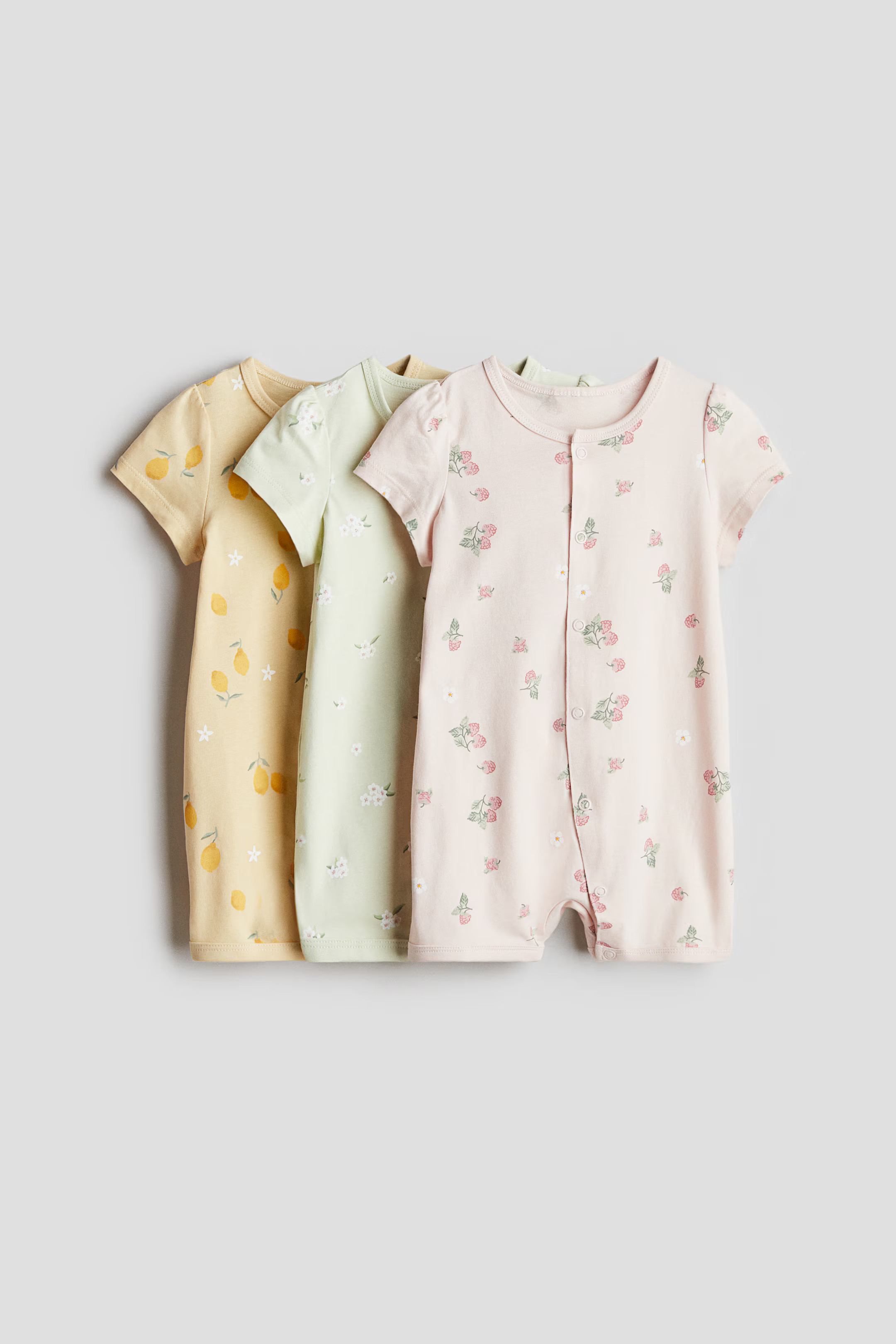 3-pack Cotton Pajama Jumpsuits | H&M (US + CA)
