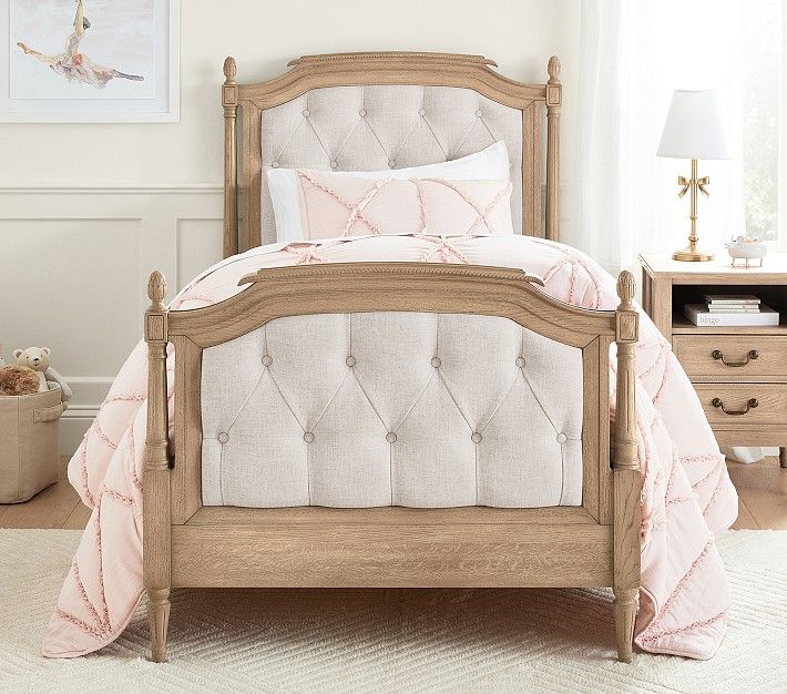 Blythe Upholstered Bed | Pottery Barn Kids