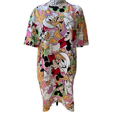 ZARA DISNEY NWT S M L Mickey Mouse Minnie Pluto Donald T-Shirt Dress 0085/340  | eBay | eBay US