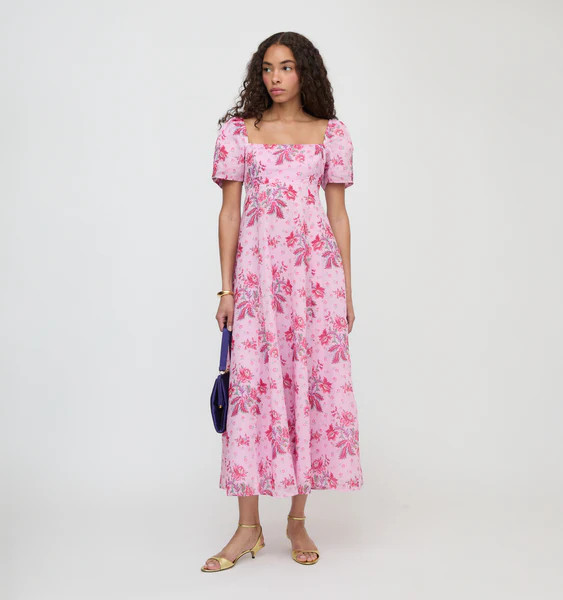 The Matilda Dress - Pink Delft Bouquet | Hill House Home US