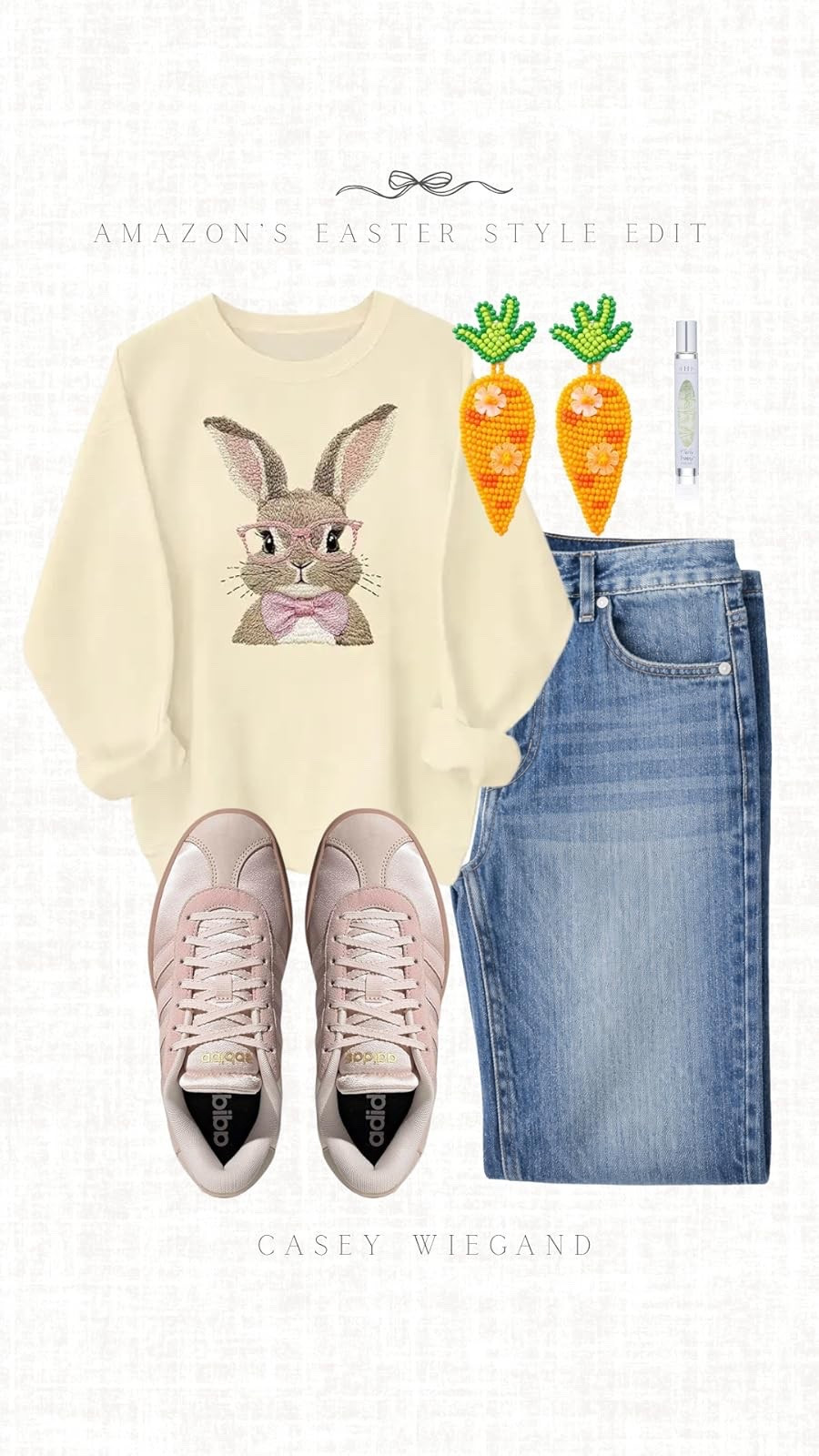 Get into the Easter spirit with this cute bunny sweatshirt and matching accessories! Perfect for a playful day. #EasterStyle

#LTKSeasonal #LTKgrwm #LTKdayinmylife