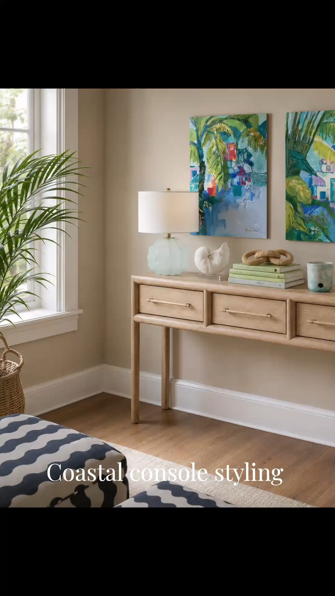 Another video render of this console styling for a guest bedroom at a client beach house!

#LTKdayinmylife #LTKHome #LTKSaleAlert