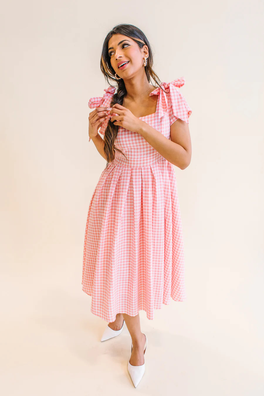 Briar Dress in Pink Gingham | Ivy City Co