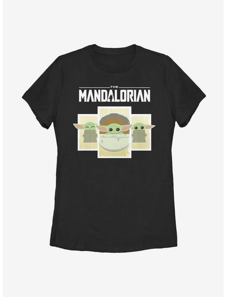 Star Wars The Mandalorian The Child Boxes Womens T-Shirt | BoxLunch
