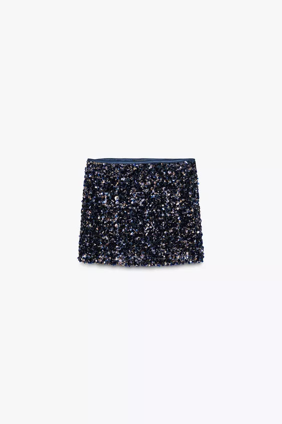 SEQUIN MINI SKIRT | Zara UK
