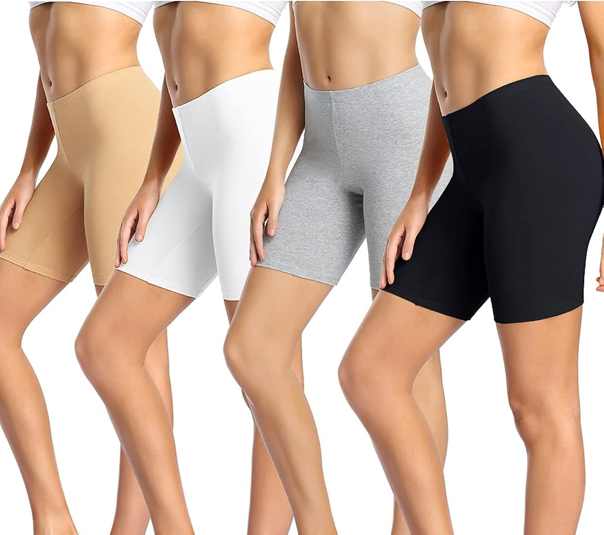 wirarpa Women's Cotton Boy Shorts Underwear Anti Chafing Soft Biker Short Plus Boy Shorts Panties... | Amazon (US)