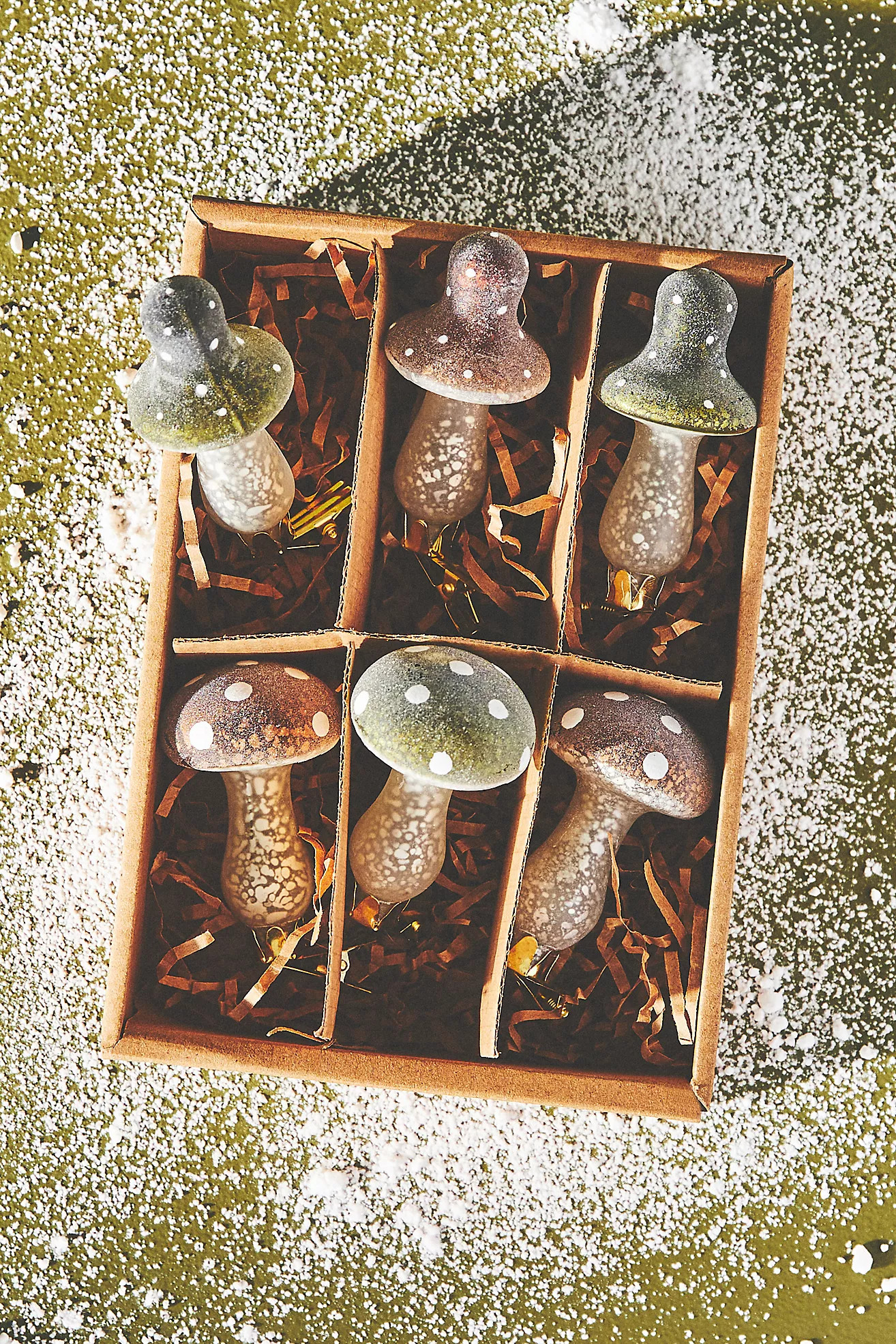 Mushroom Clips, Set of 6 | Anthropologie (US)