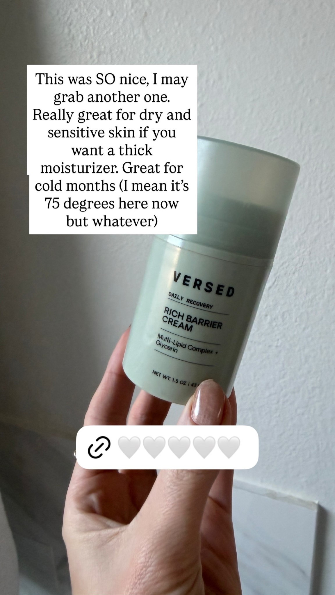 This was SO nice, I may grab another one. Really great for dry and sensitive skin if you want a thick moisturizer. Great for cold months (I mean it’s 75 degrees here now but whatever)

#LTKgrwm #LTKBeauty #LTKselfcare