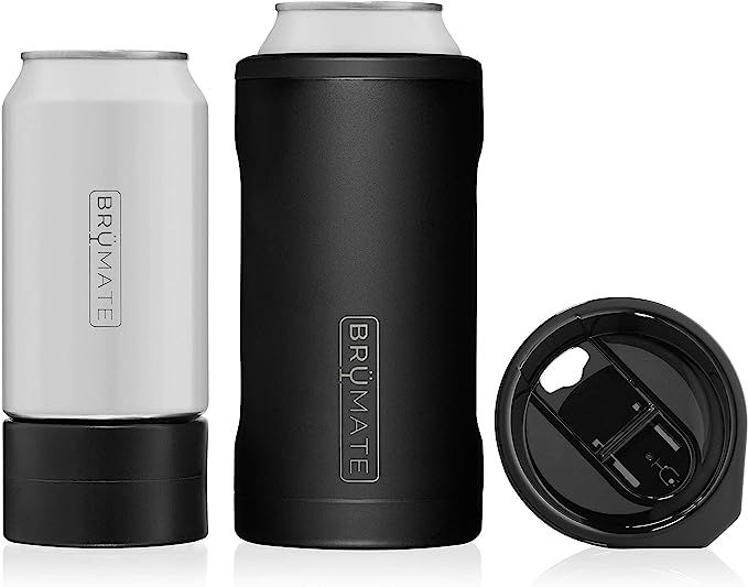 BrüMate HOPSULATOR TRíO 3-in-1 Stainless Steel Insulated Can Cooler, Works With 12 Oz, 16 Oz Ca... | Amazon (US)