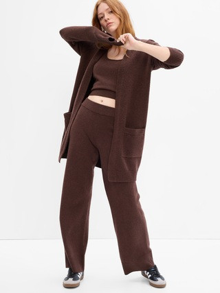 Cozy Long Open-Front Cardigan | Gap Factory