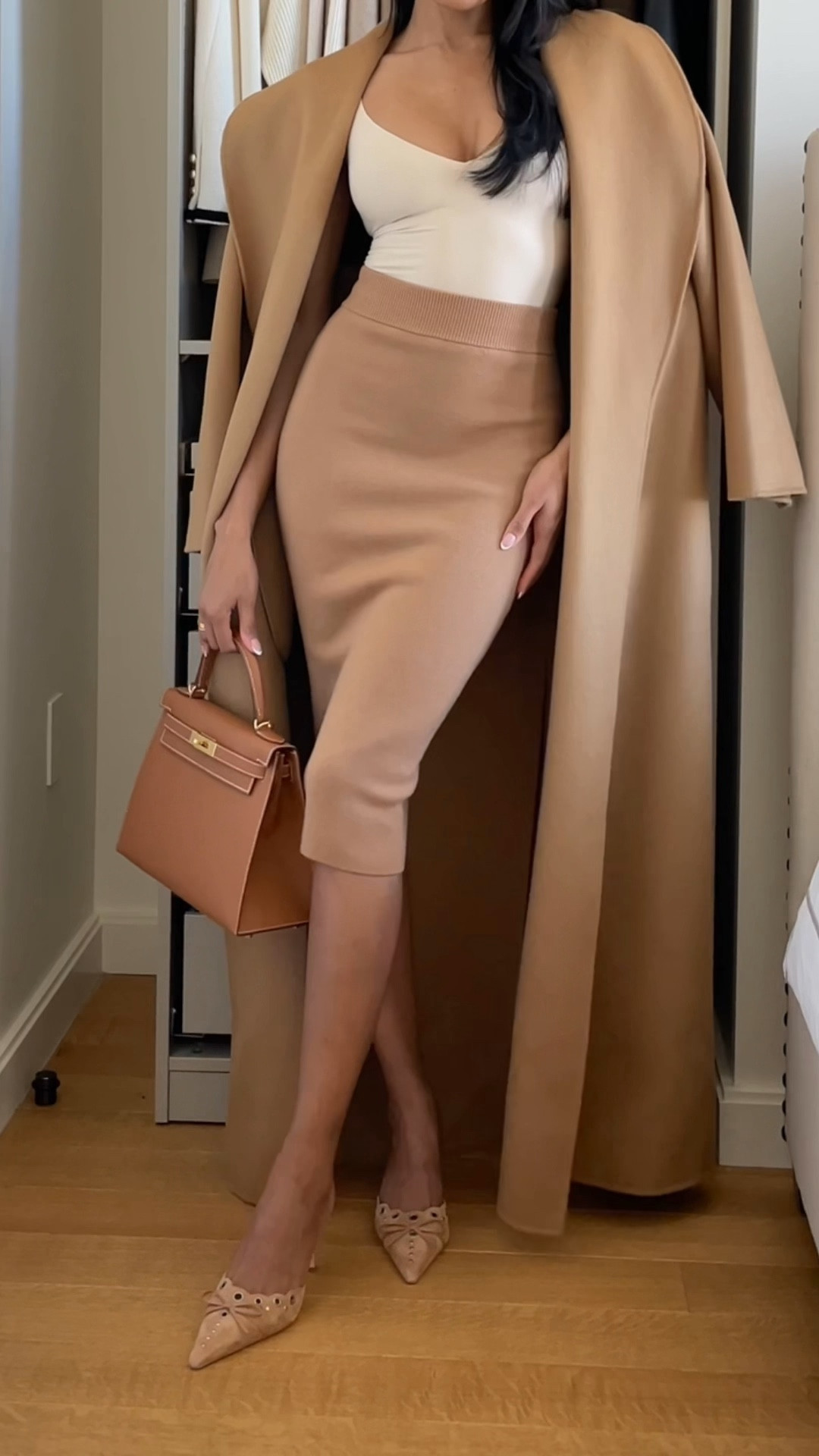 A camel tonal look

#LTKstyletip
