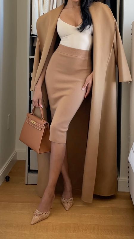 A camel tonal look

#LTKstyletip