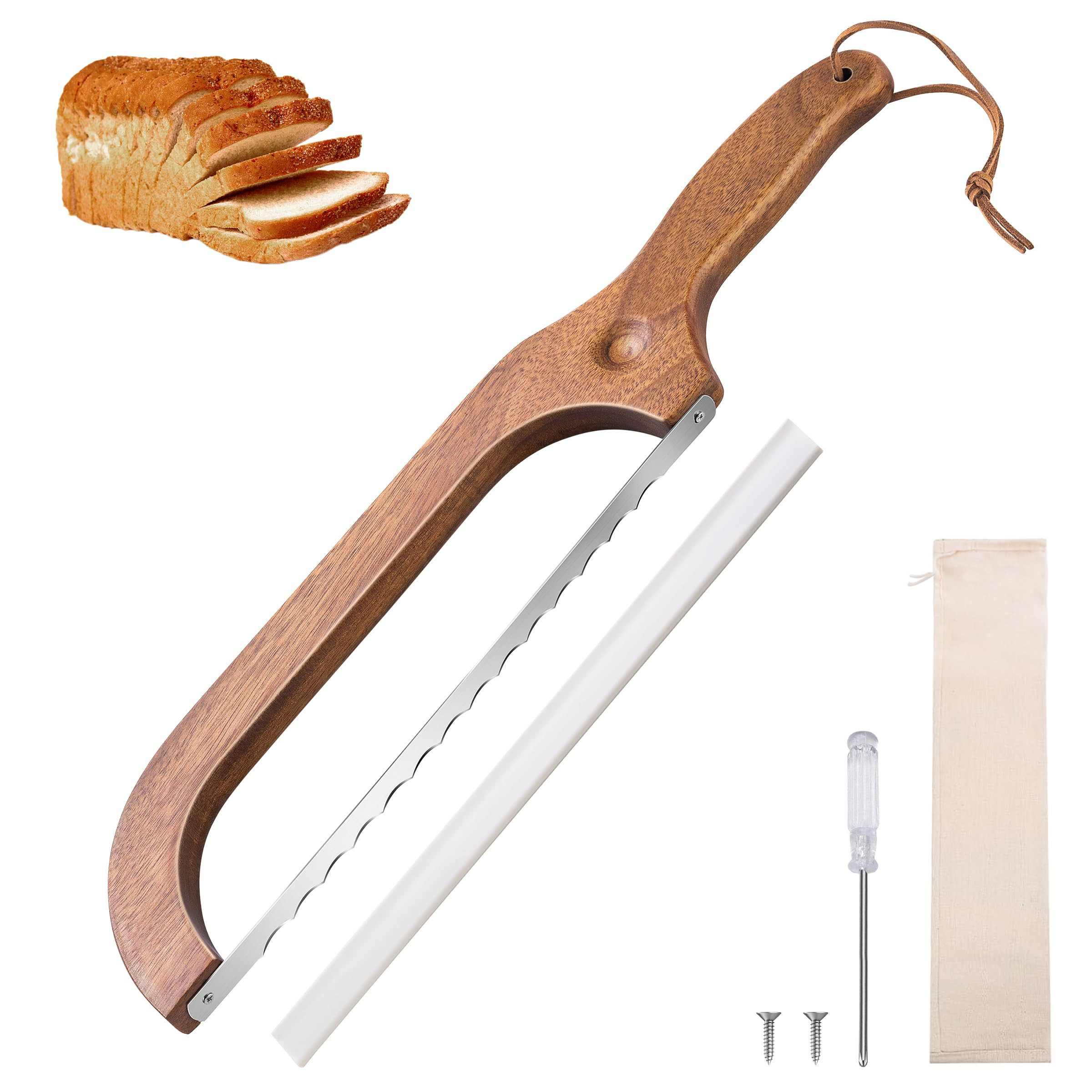 Bread Knife for Homemade Bread 14.5'' Sourdough Bread Knife, Premium Slicer for Homemade Bread, B... | Amazon (US)