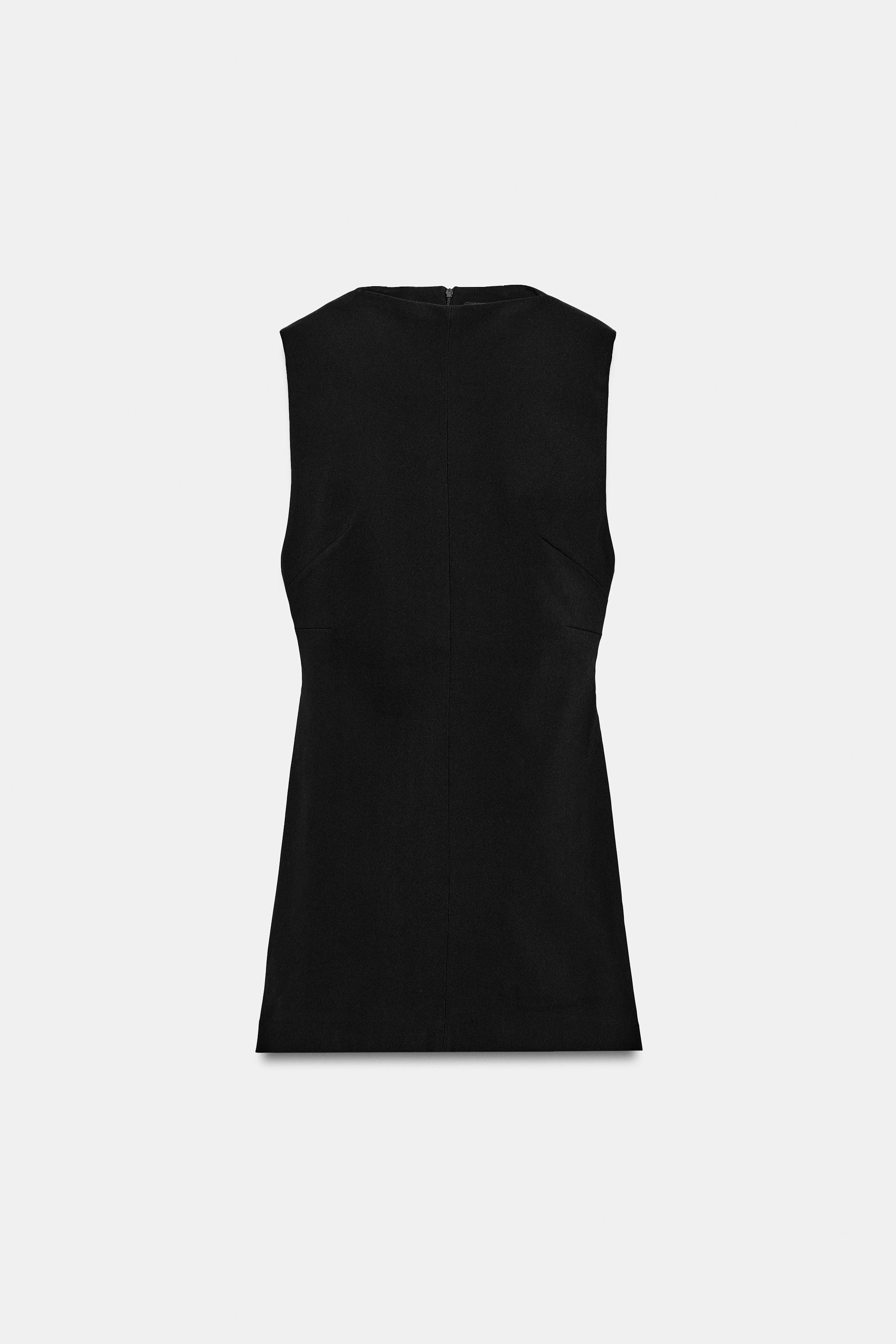 HIGH NECK SHORT DRESS | Zara UK