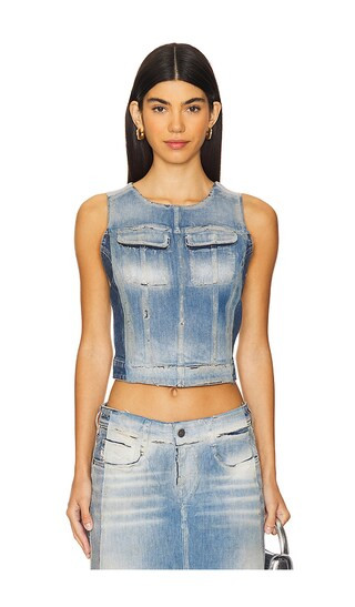 Diesel Debenedictas Top in Denim-Light. - size M | Revolve Clothing (Global)