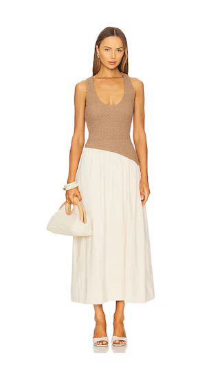 Haven Dress in Taupe & Cream | Revolve Clothing (Global)