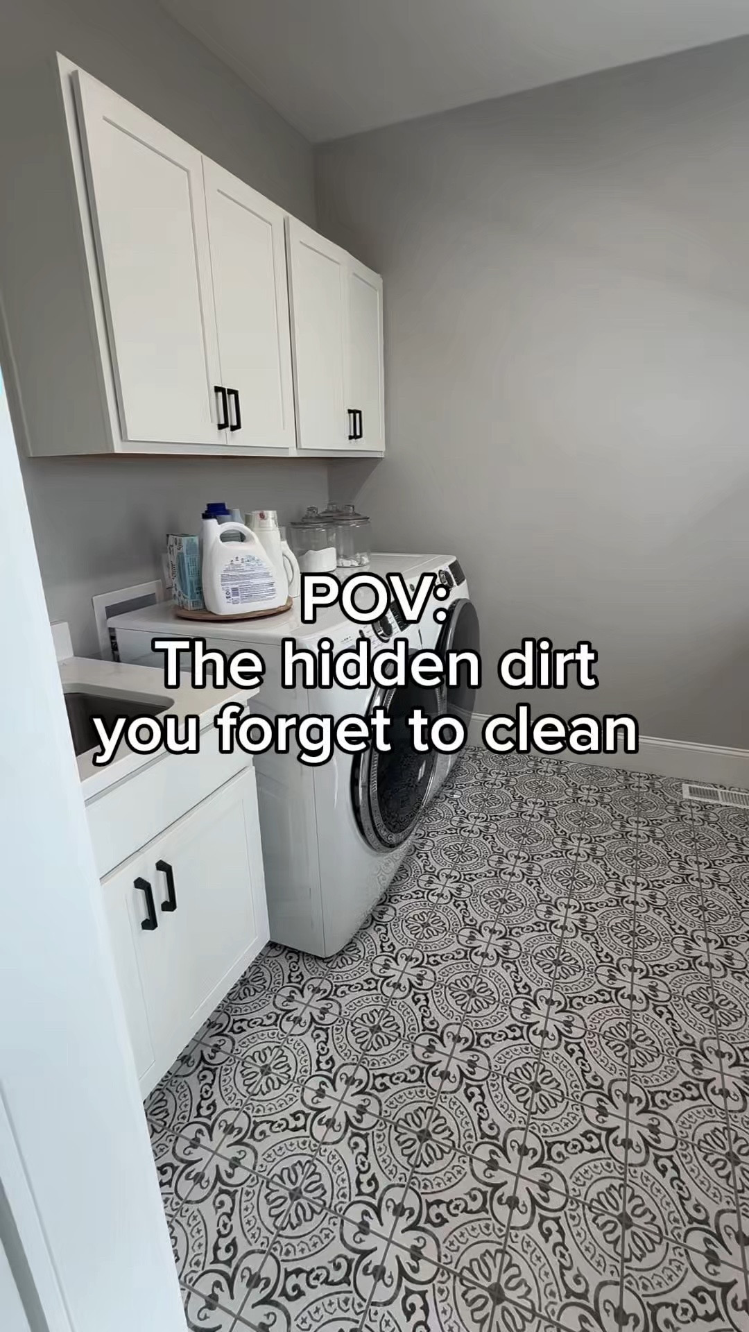 Your laundry room might look clean… but these are the spots that quietly collect the most dirt. 🧺👇

- The washer gasket (if you know, you know 😅)
- Behind the washer & dryer where lint and dust bunnies hide
- Inside the dryer vent with my favorite lint-removal tool
- Grout lines that stay looking fresh with regular maintenance

None of these jobs take very long, but doing them every so often helps your laundry room stay cleaner, smell fresher, and even helps your appliances work more efficiently.

Which one have you been forgetting? 

Comment LAUNDRY and I’ll send you links to the tools I use!

#cleaningmotivation #laundryroom #cleanwithme #homecleaning #cleaningtips

#LTKHome #LTKmomlife #LTKdayinmylife