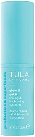 TULA Skin Care Glow & Get It Cooling & Brightening Eye Balm | Dark Circle Under Eye Treatment, In... | Amazon (US)