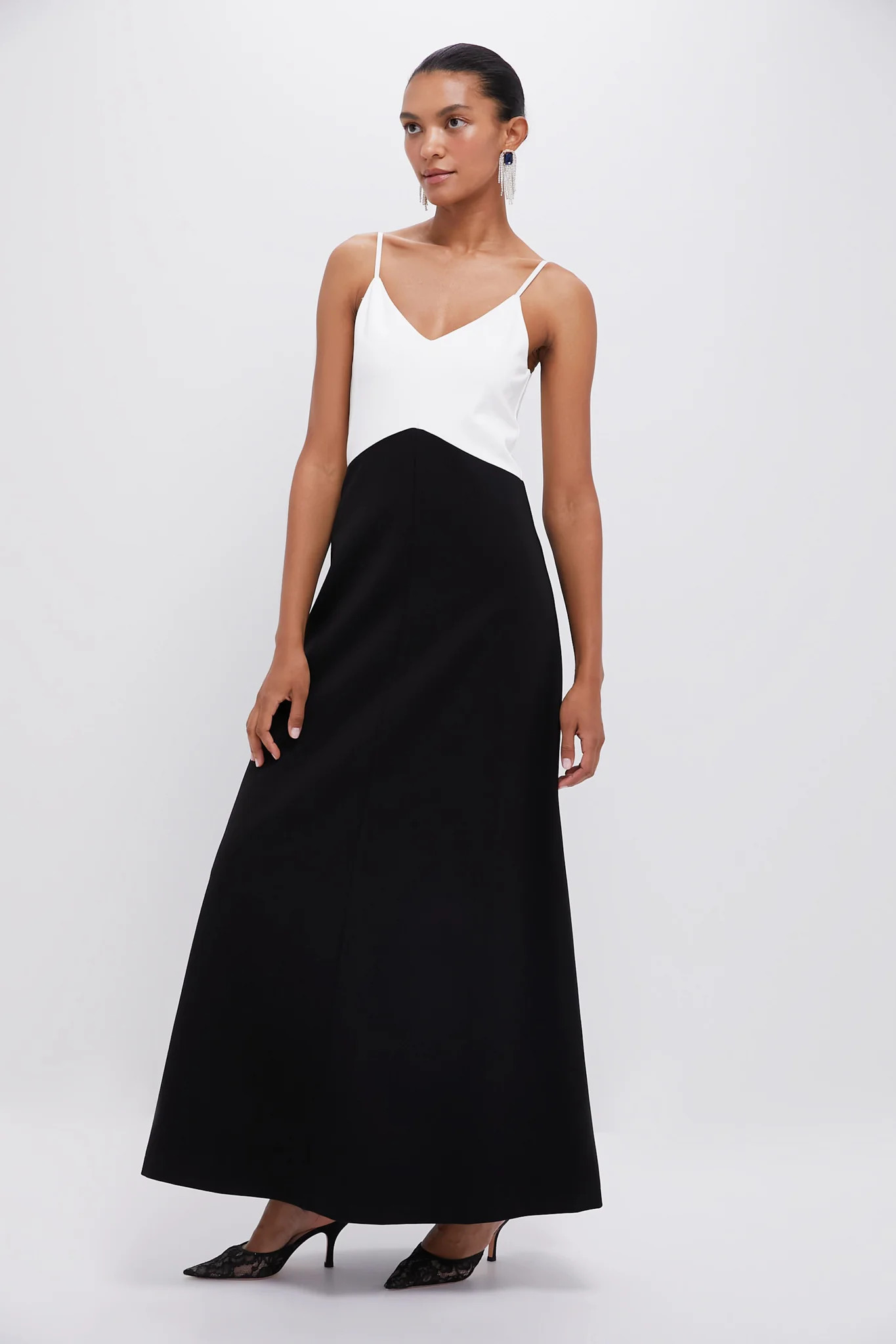 Black and White Lorelai Maxi Dress | Tuckernuck (US)