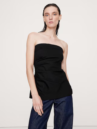 Everywhere Ponte Strapless Top | Banana Republic (US)